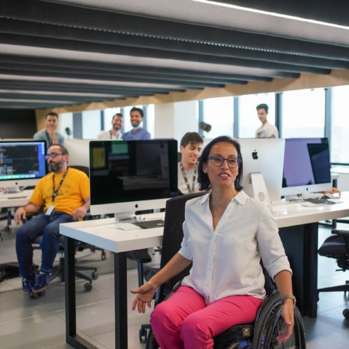 Teresa Perales visita 42 Urduliz
