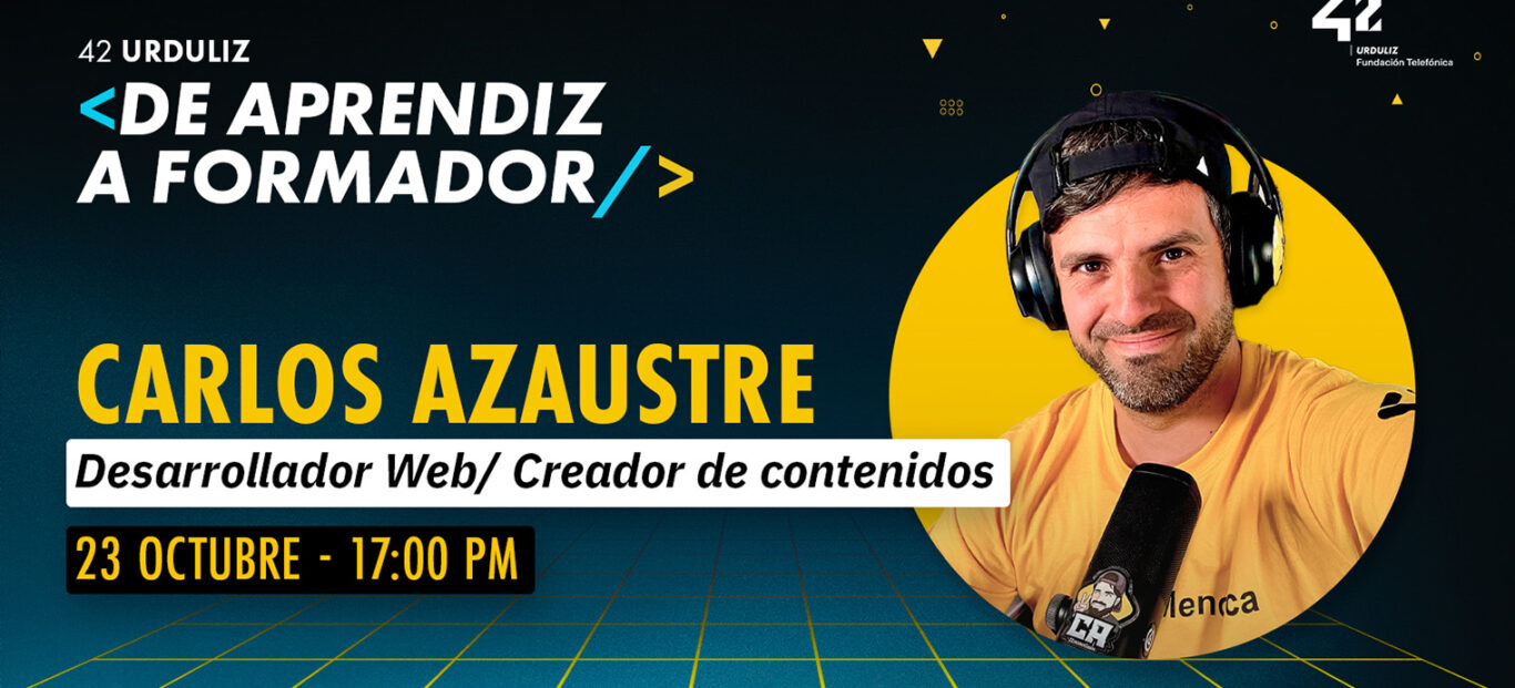 Visita de Carlos Azaustre a 42 Urduliz